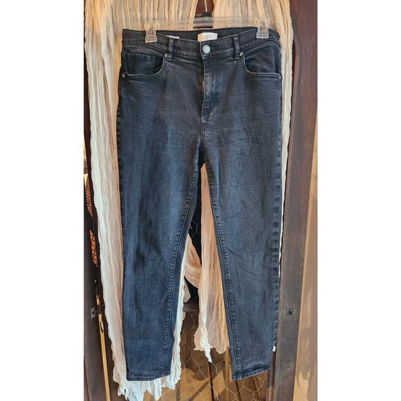 LOFT Black Denim Skinny Jeans - Picture 1 of 2